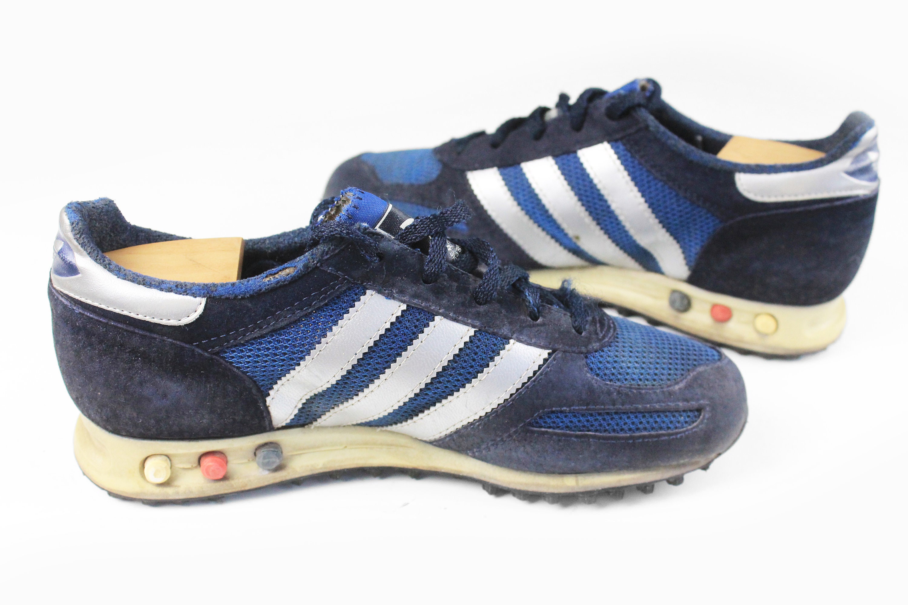 Vintage ADIDAS LA Trainer Sneakers Size Women s US 7.5 Rare Retro