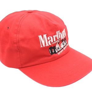 Vintage Marlboro F1 Racing Team 1992 Cap One Size Red Big Logo Hat