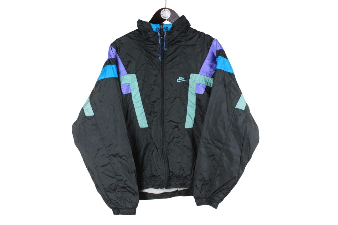 Nike Jersey Track Jacket Men's Size L polyester black type Vintage Second Hand main image 0