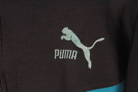 vintage PUMA men's track jacket Size L authentic … - image 3