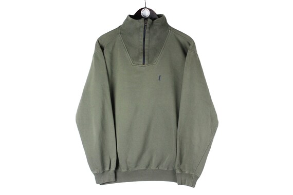 Yves saint laurent green sweatshirt sale