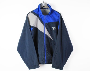 Vintage REEBOK Track Jacket Maat L/XL 