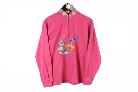 vintage RODEO Sweatshirt 1/4 zip Active Wear styl… - image 1