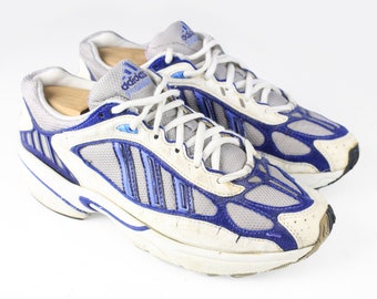 Vintage 90s Adidas 1998 White Sneakers. Size 10 - Etsy