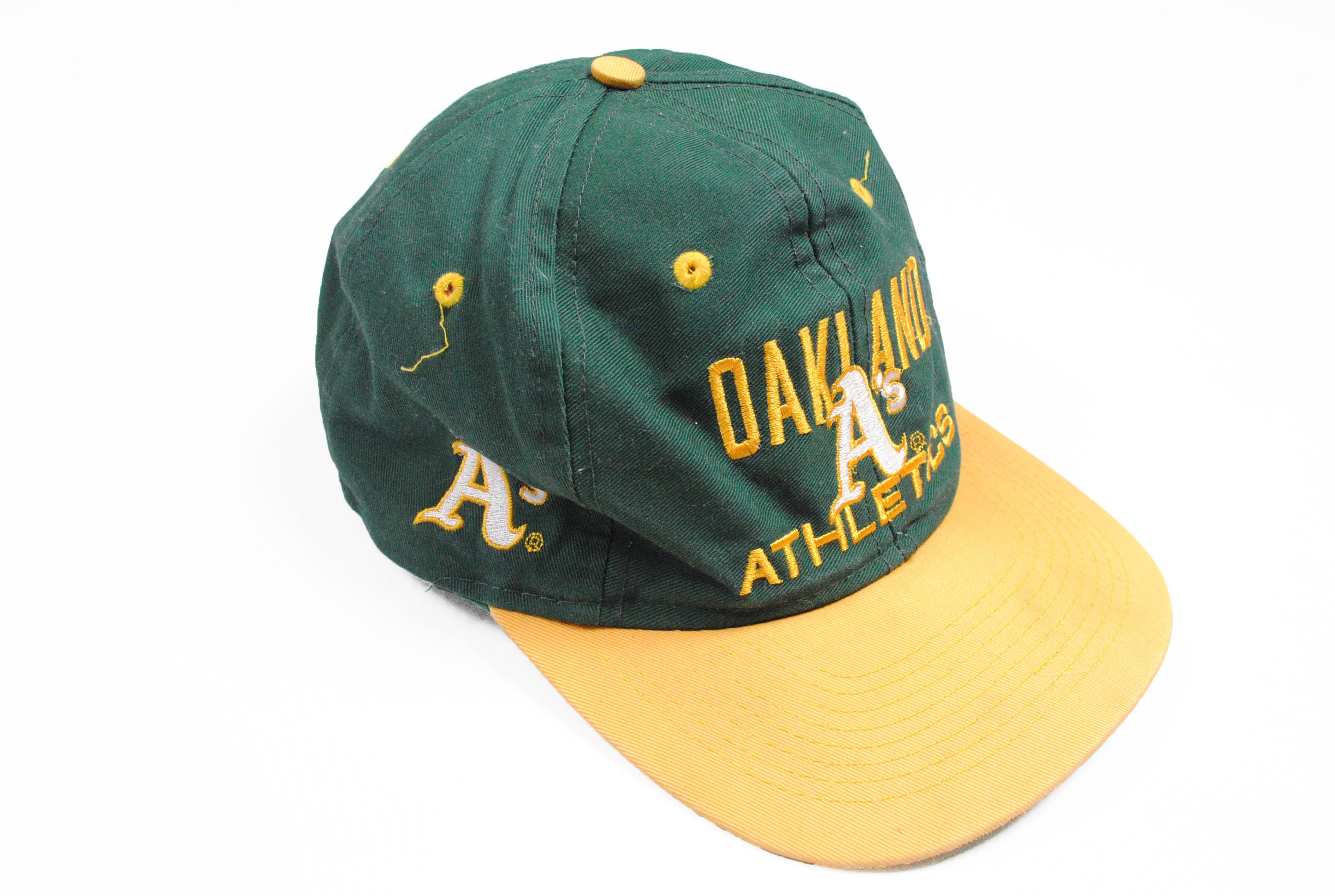 Vintage OAKLAND ATHLETICS hat big logo cap MLB team one size Etsy