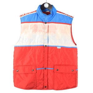 vintage HONDA Vest Jacket Racing Full Zip big logo authentic Size men&#39;s L athletic streetwear 80&#39;s Japan brand motor auto sport sleeveless