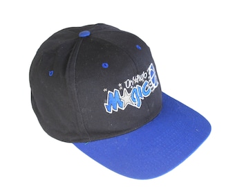 Casquette Snapback Orlando Magic Vintage Années 90 - Noire - Taille Unique - Neuve Avec étiquette - Marque Universal