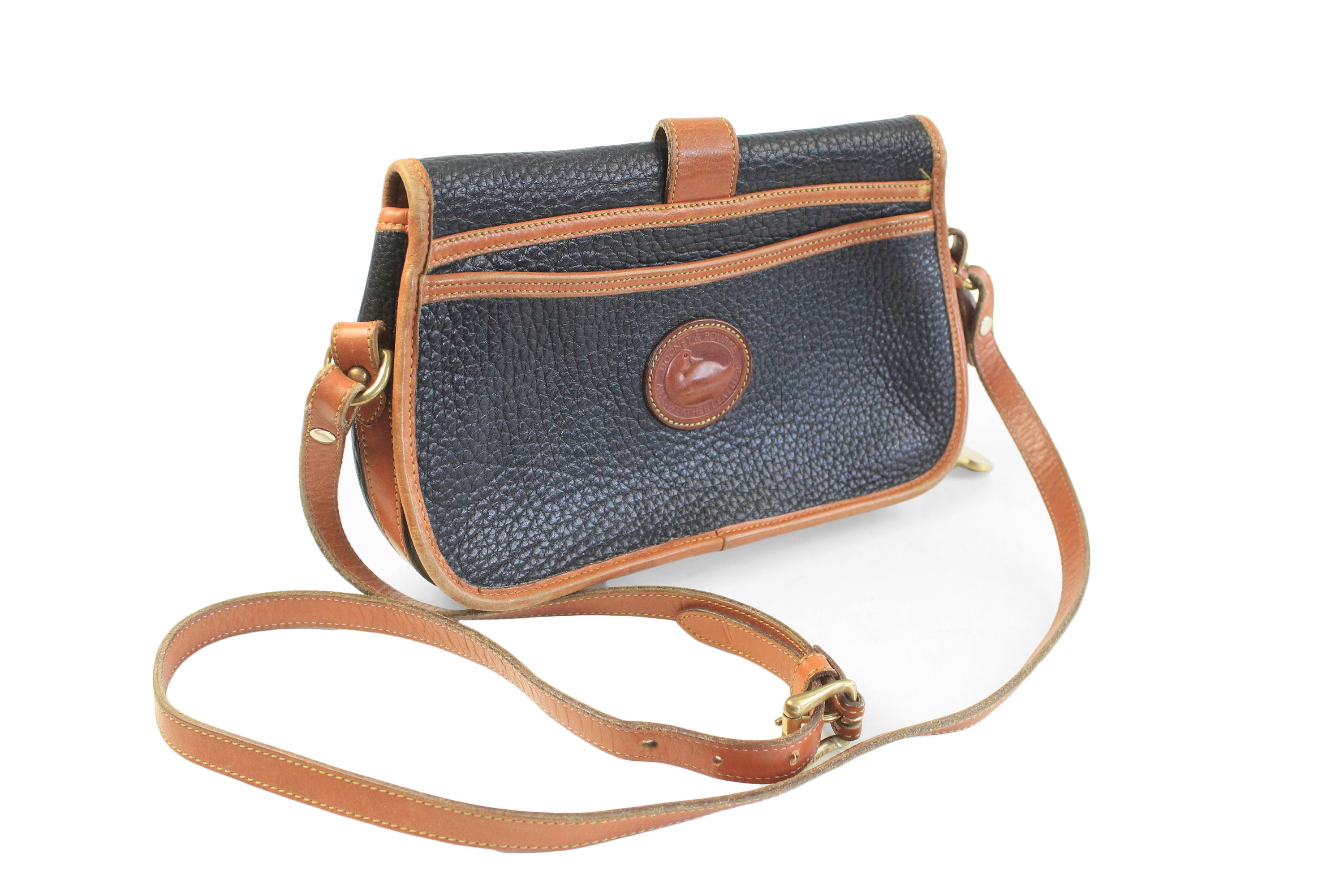 ドゥーニーアンドバーク オールウェザー レザー ショルダーバッグ ヴィンテージ DOONEY&BOURKE/ドゥーニーアンドバーク ヴィンテージレザー