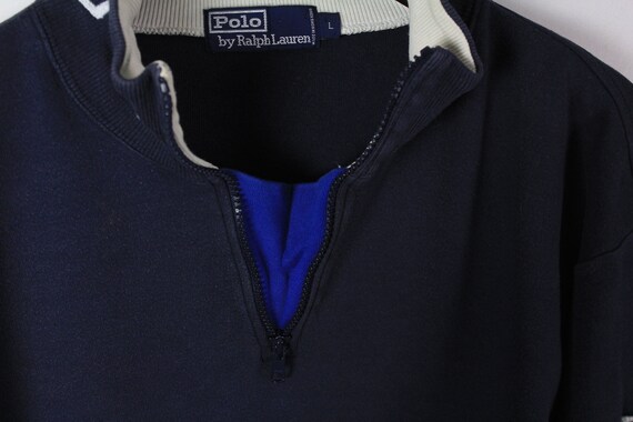 vintage POLO SPORT by Ralph Lauren 1/4 zip Sweats… - image 5