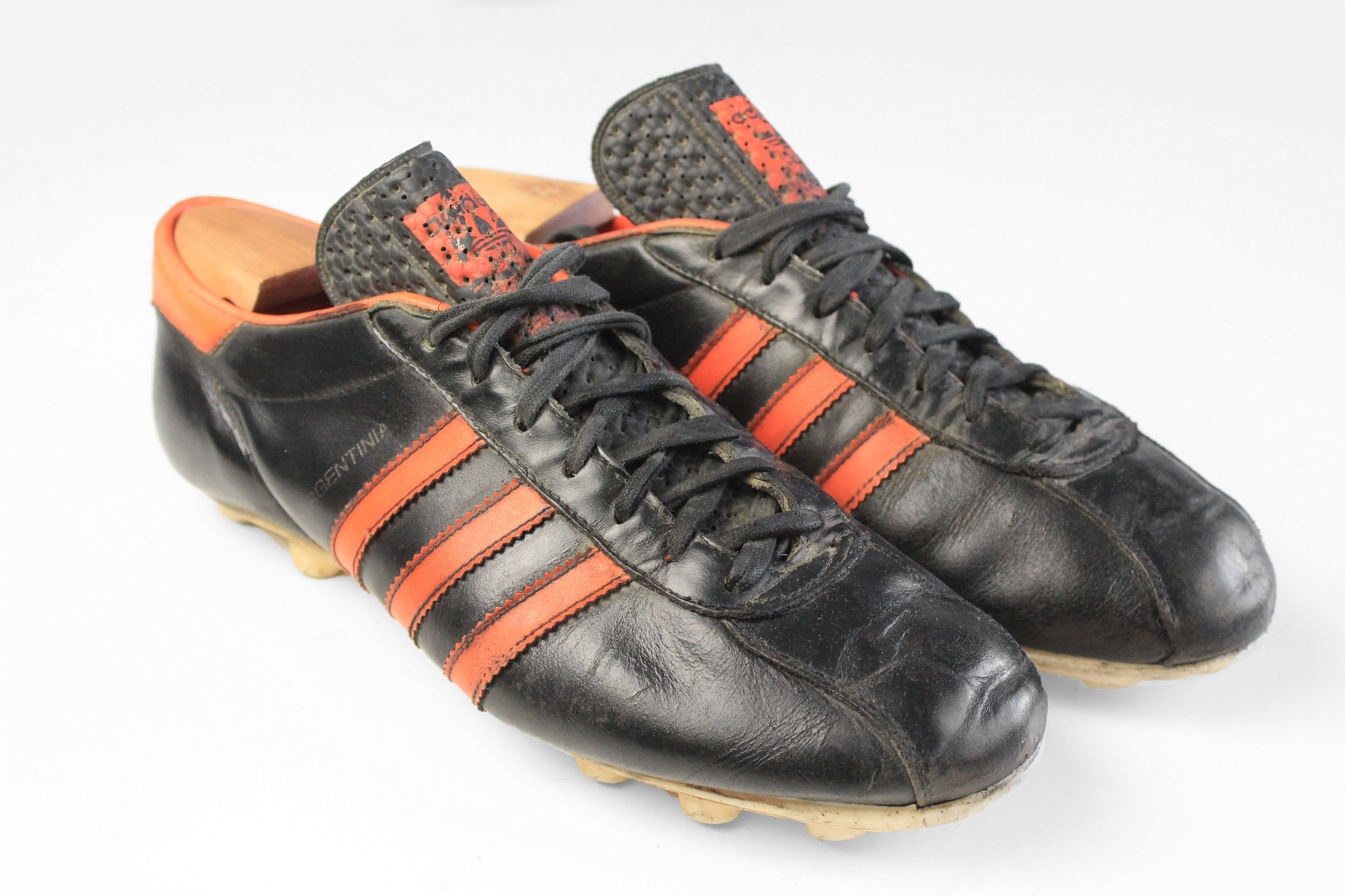 ADIDAS Boots retro football leather - Etsy