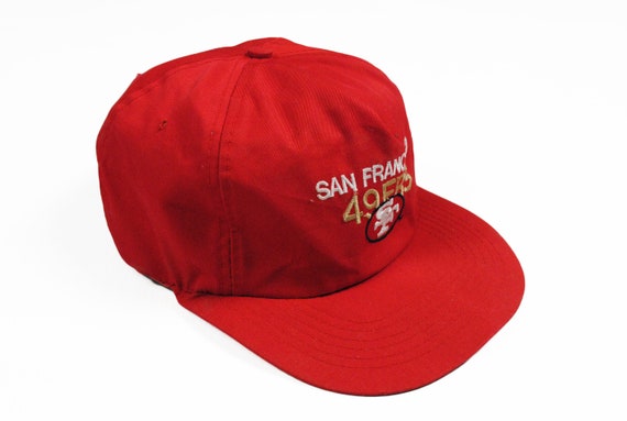 vintage 49ERS San Francisco hat big logo cap team… - image 1