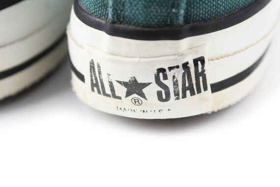 vintage CONVERSE All Star sneakers made in USA au… - image 5