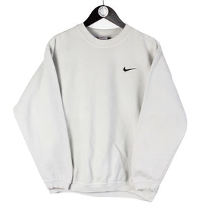 Nike white vintage sweatshirt sale