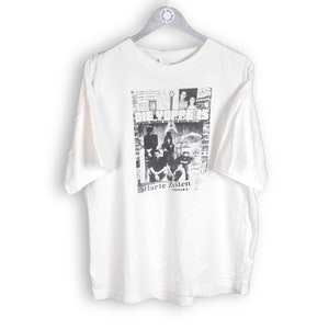 1991 DIE YOPPERS vintage band harte zeiten t-shirt tour white big logo 90s rock music concert clothing rare official Germany deadstock tee