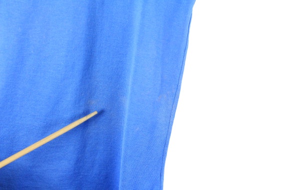 vintage ADIDAS Polo T-Shirt tennis blue small log… - image 5