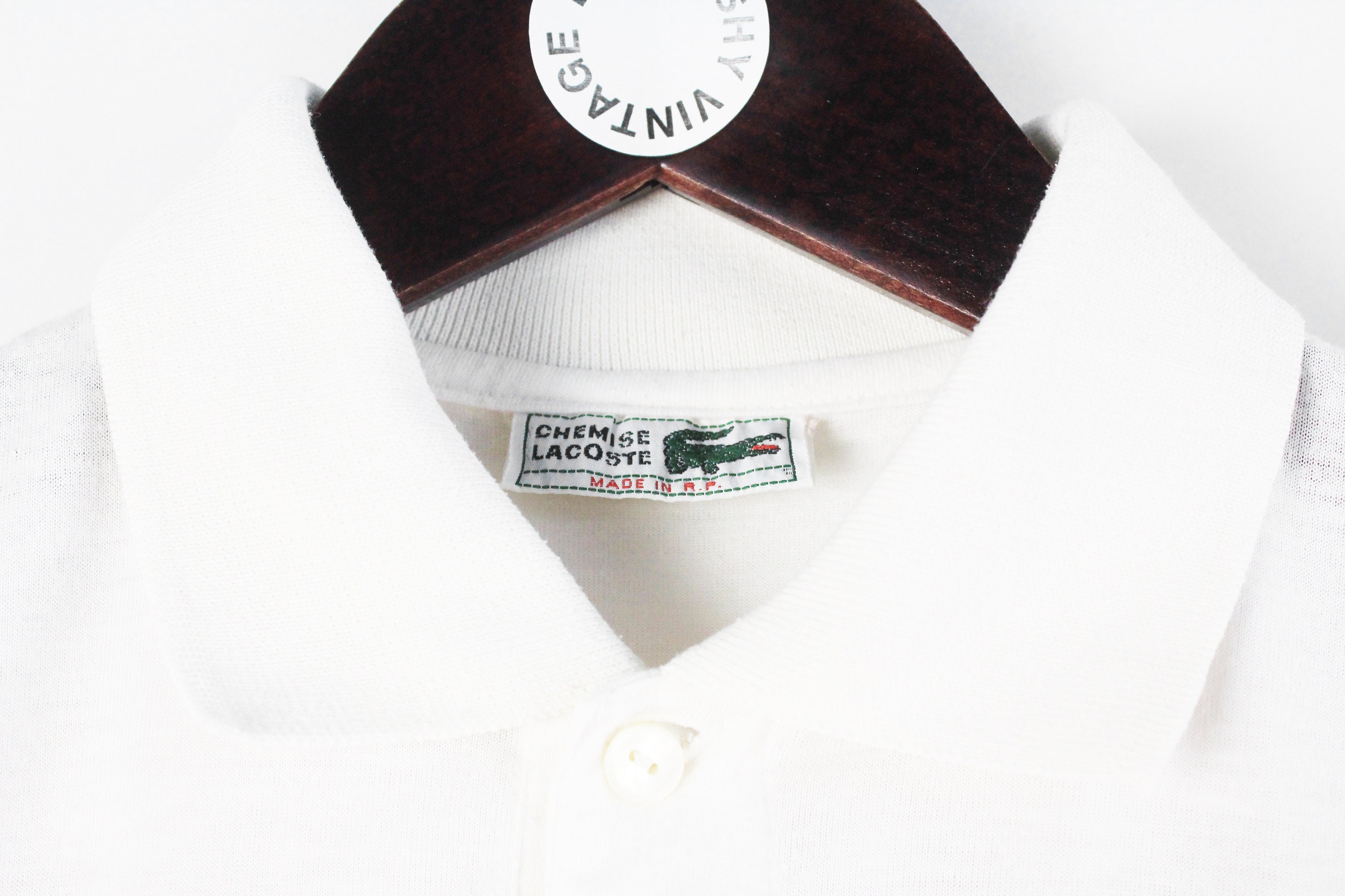 トップス 80s LACOSTE Polo Shirts Made in France Vintage 80s Lacoste Chemise Polo Shirt / Made in France - Etsy