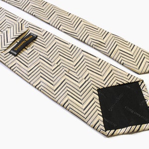 vintage STEFANO RICCI 100% silk Tie necktie retro beautiful pattern print luxury gift for men rare geometric square authentic made in Italy