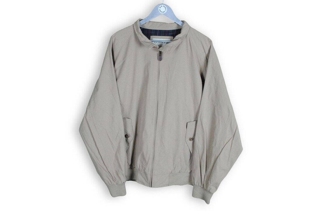 Vintage ORVIS Harrington Jacket Authentic Size XL Brown Beige Classic