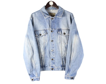 ヴィンテージ ARMANI デニムジャケット サイズM メンズ ブルージーンズ