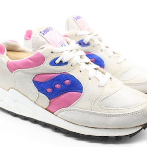 vintage SAUCONY Jazz 4000 Sneakers Size US 8 women&#39;s Classic running trainers authentic athletic shoes retro sport 90&#39;s streetwear unisex