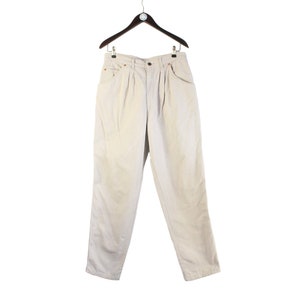 vintage LEVI&#39;S Pants authentic men&#39;s beige cotton Size W 32 L 34 trousers retro classic work wear 70&#39;s USA street style pants