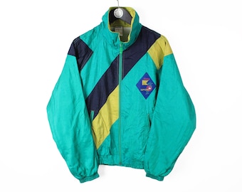 90s y2k OLD vintage PUMA nylon jacket 緑 Rare Puma Heritage Wind Jacket Glanz Windbreaker Green
