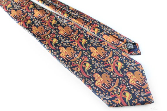 vintage PIERRE BALMAIN Tie 100% silk necktie retr… - image 1