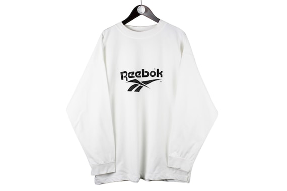 Vintage REEBOK Sweatshirt Men's Size XXL Big Logo 90s Retro Sport