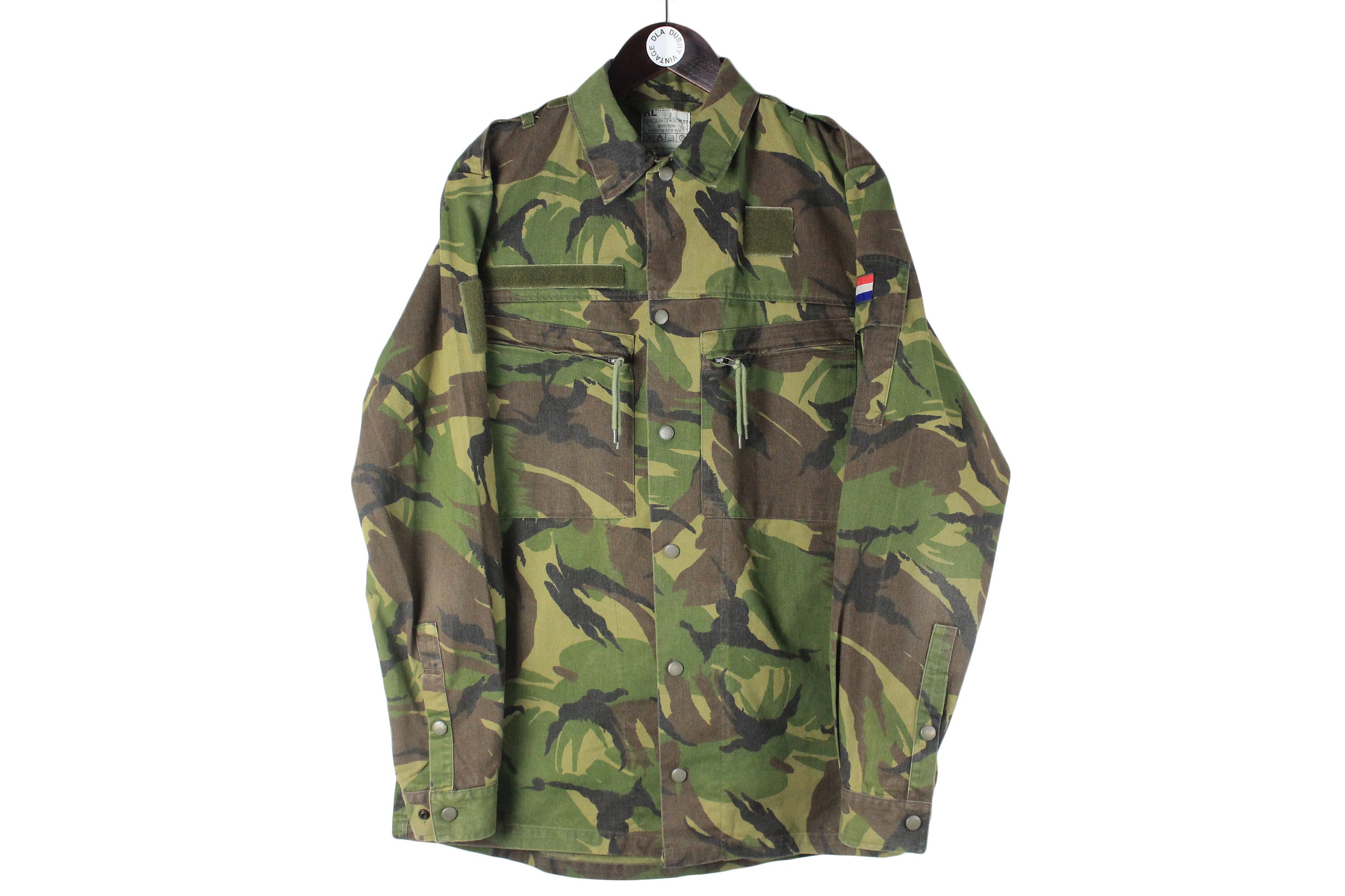 Vintage DUTCH ARMY Military Jacket オランダ軍 Vintage Dutch Military Camo Field Jacket Army Marines Fits