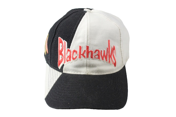vintage CHICAGO BLACKHAWKS hat big logo cap NHL t… - image 2