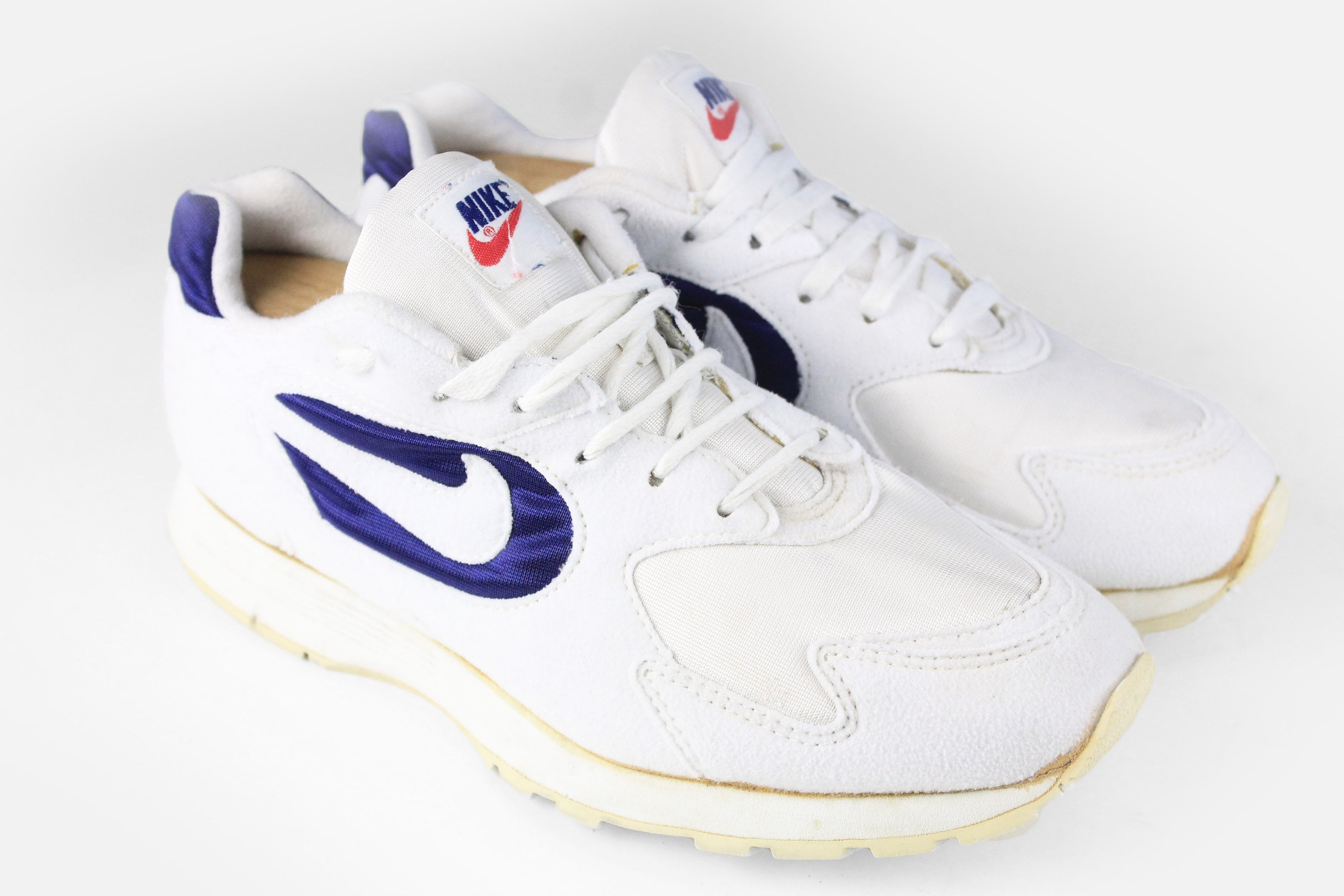 Vintage NIKE Outburst Sneakers Men s US 8 Rare Authentic Athletic Shoes White Retro Sport 90 s Run Streetwear Big Swoosh Logo Trainers Style Etsy