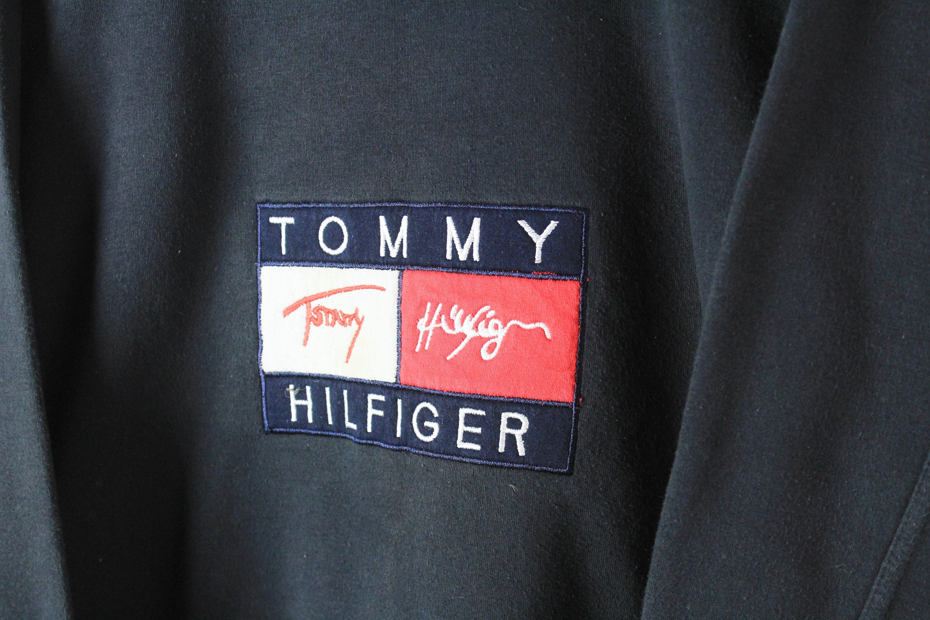 Vintage TOMMY HILFIGER Big Logo Sweatshirt Size S Men's | Etsy