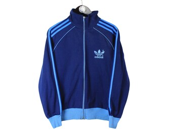 blue adidas track jacket