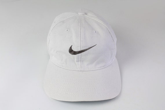 vintage NIKE hat swoosh small logo baseball cap h… - image 2