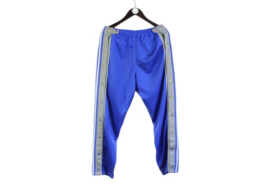 Vintage ADIDAS Men's Track Pants Blue Size M Authentic Sport Trousers Retro  90's Athletic Hype Rave Baggy Fit Basic Wear Classic Clothing -  Canada