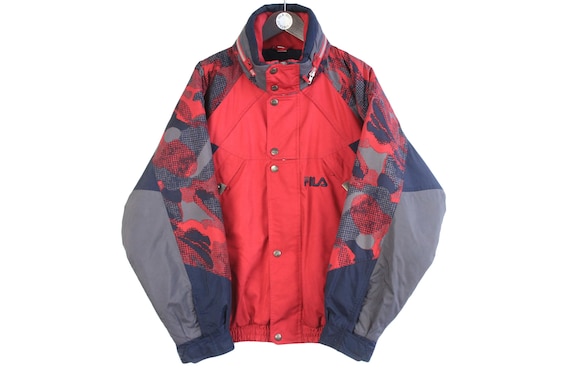 Veste vintage FILA SKI Team Italia authentique style rétro des