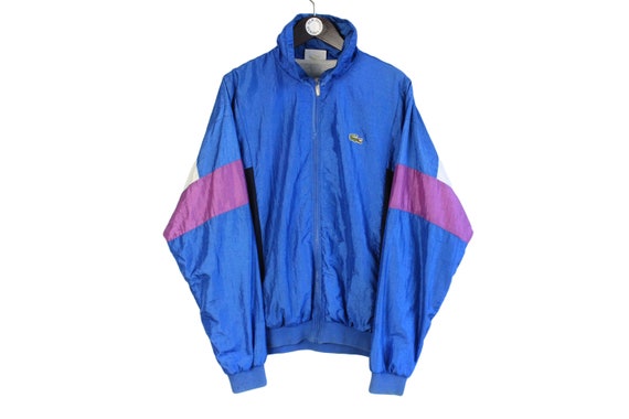 Lacoste, Jackets & Coats, Lacoste Blue Windbreaker Jacket