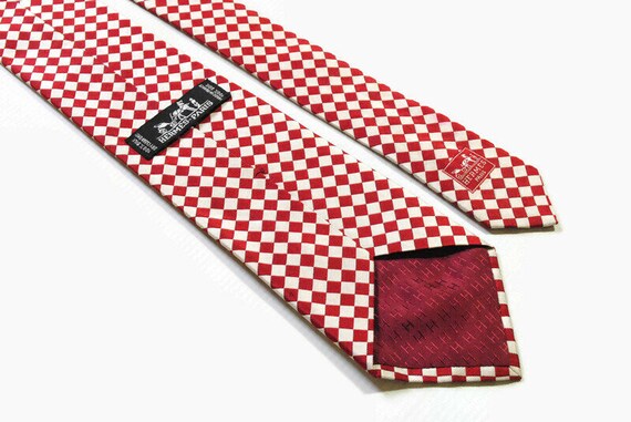 vintage HERMES mens 100% silk Tie made in France n