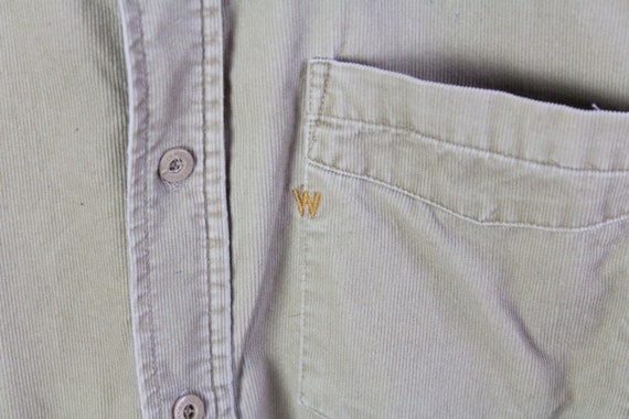 vintage WRANGLER Corduroy Shirt authentic men's S… - image 5