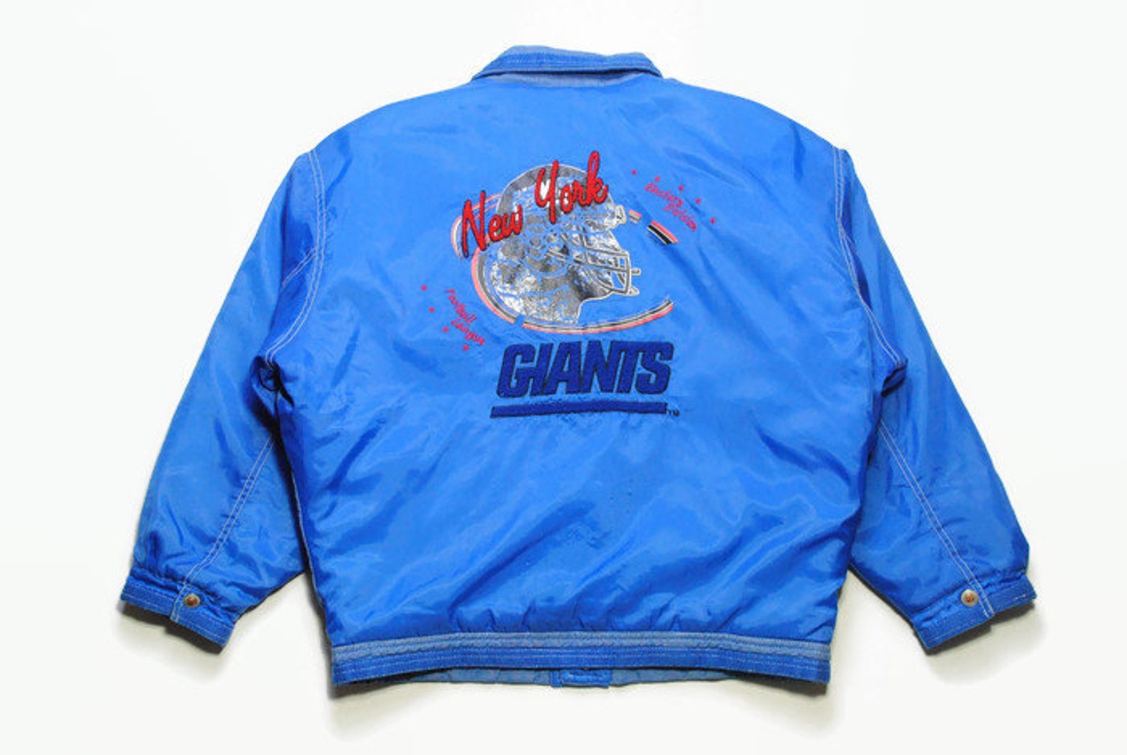 Vintage NEW YORK GIANTS football authentic bomber jacket Size | Etsy