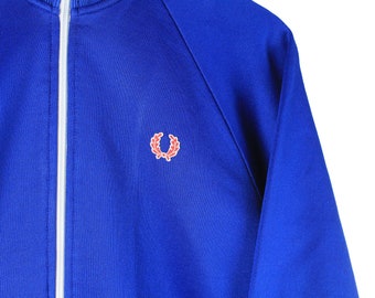 Veste De Survêtement Vintage Fred Perry Années 80 Taille L - Occasion Très Bon état, Rétro, Unisexe