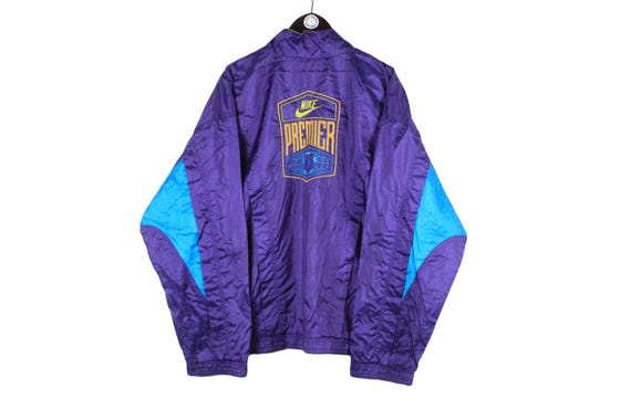 Vintage NIKE Premier Track Jacket Authentic Size XXL Men's Purple