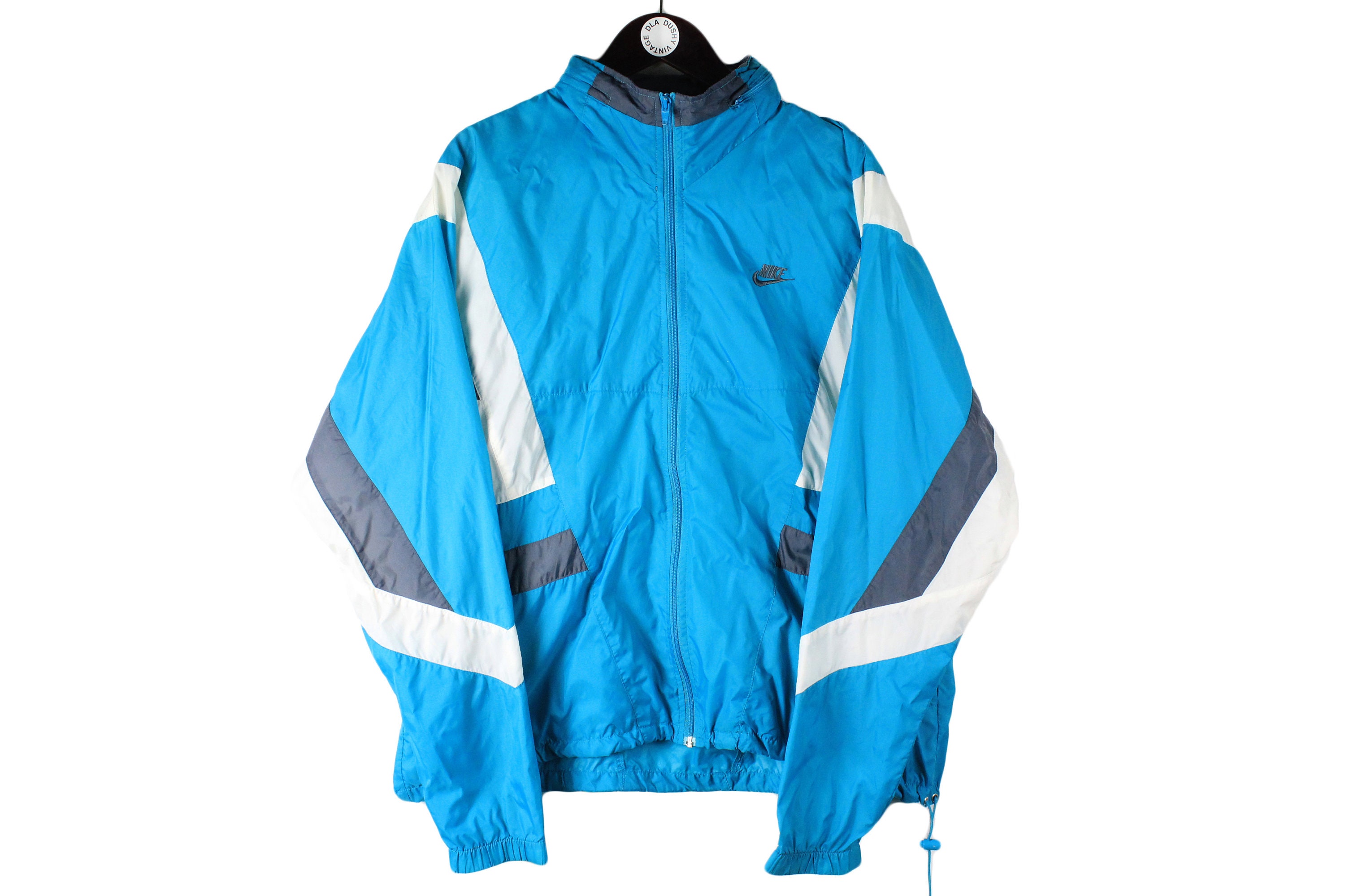90's NIKE Mesh Panel Track Jacket Blue L