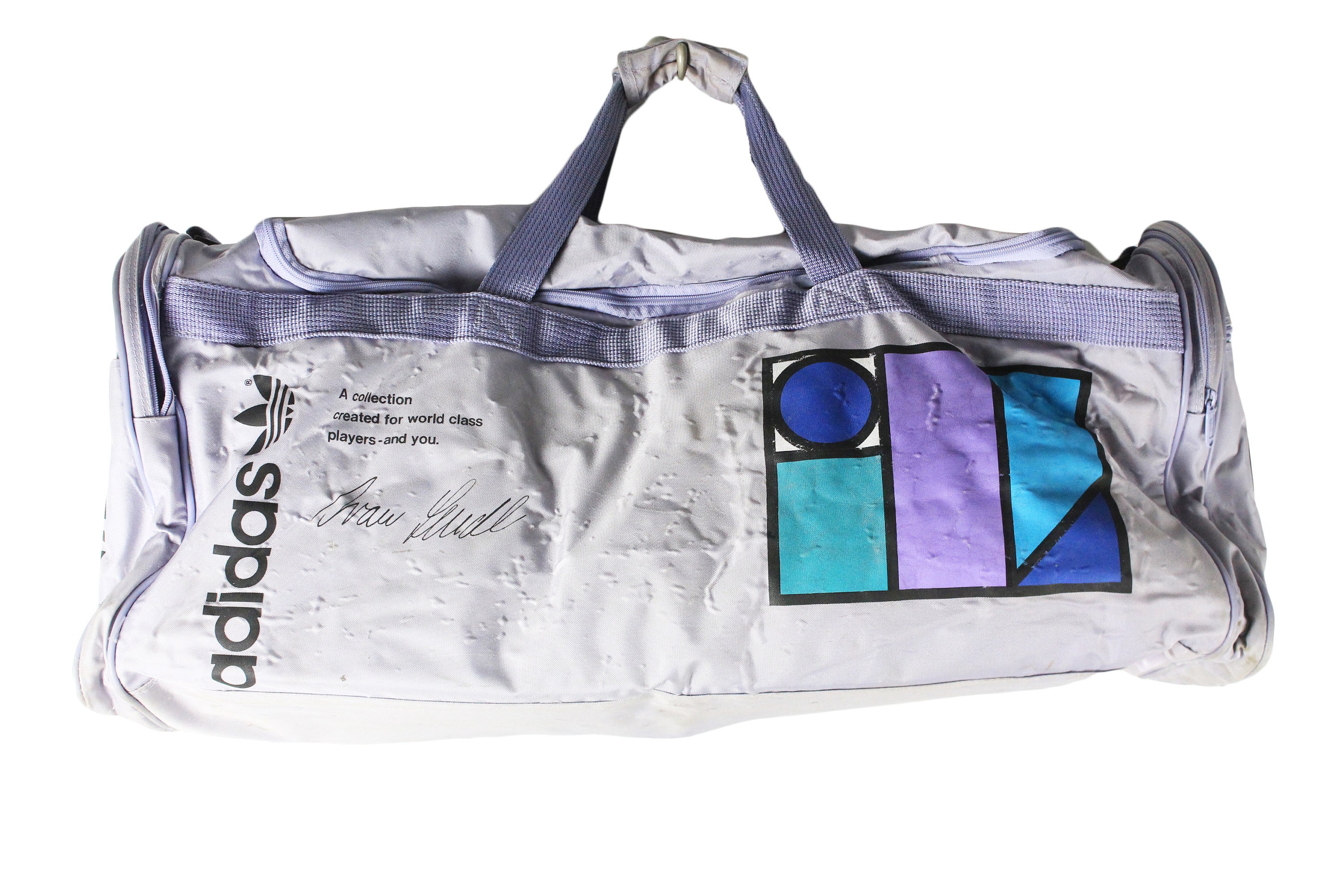 Vintage ADIDAS STEFAN EDBERG TREFOIL Bag 80's Sport Tennis Collection