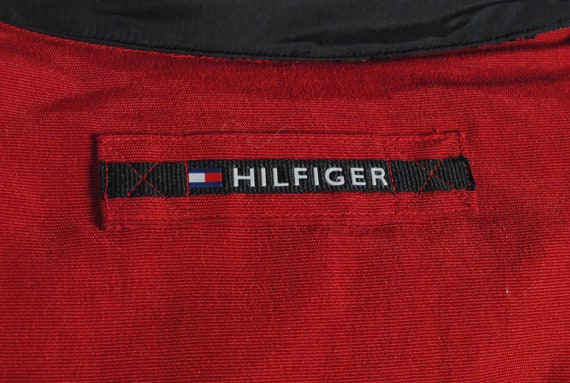Vintage Tommy Hilfiger Expedition Vest Jacket Men's Size M Authentic Retro Rave Hipster 90's 80's Suit Streetwear Clothing Athletic Red Tech