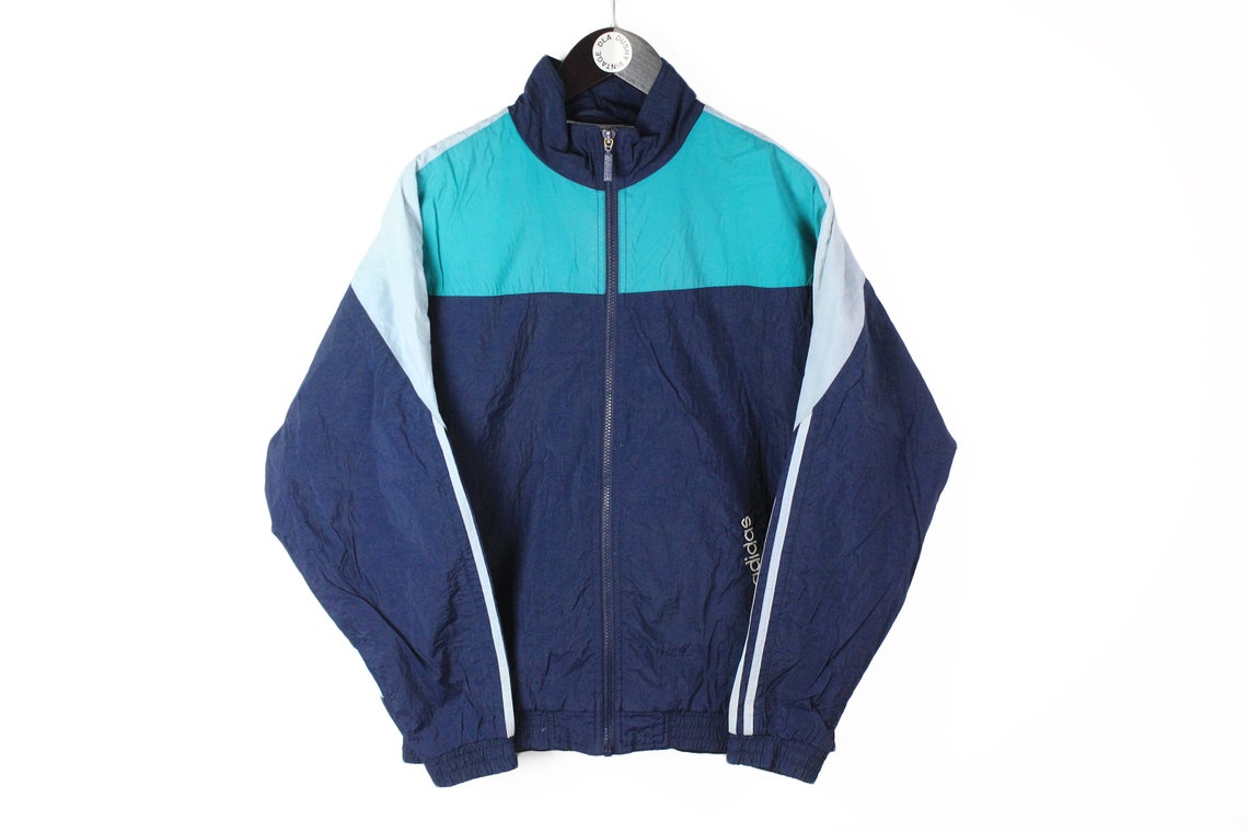 Vintage ADIDAS ORIGINALS Track Jacket Size M Authentic Blue - Etsy UK