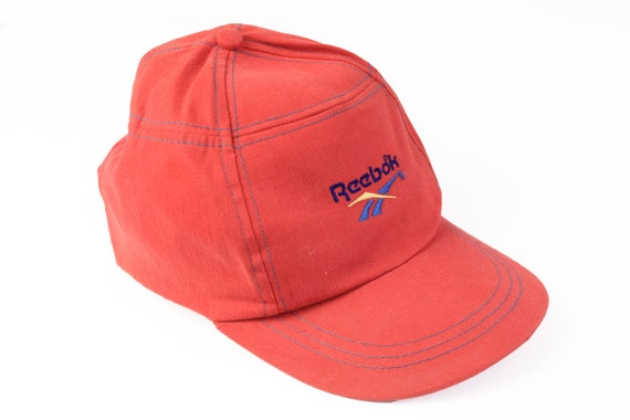 Onderstrepen De kamer schoonmaken applaus Vintage REEBOK Big Logo Hat Red Hipster One Size Retro - Etsy