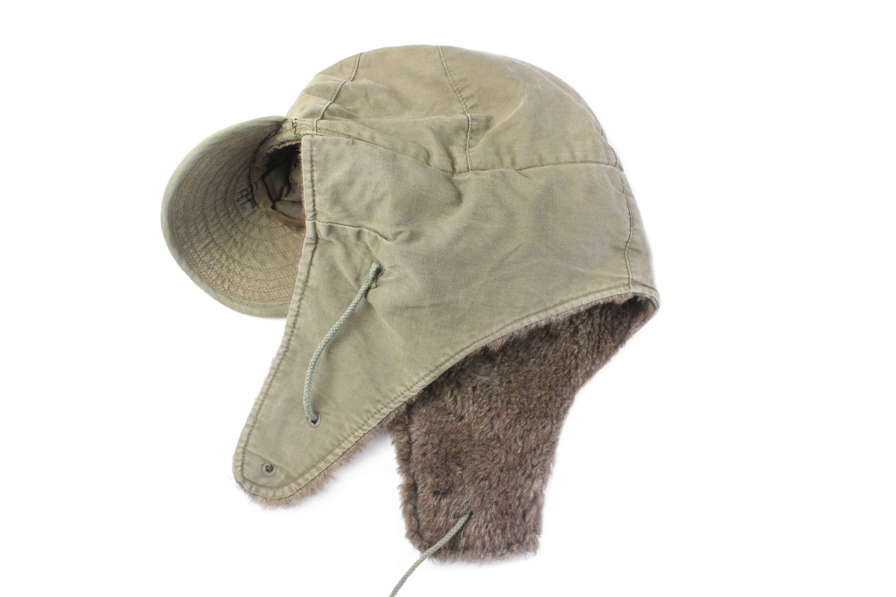 50s M51 US ARMY フィールドCap 7 1/2 Vintage Korean War era US Army M51 Utility Cold Field Cap