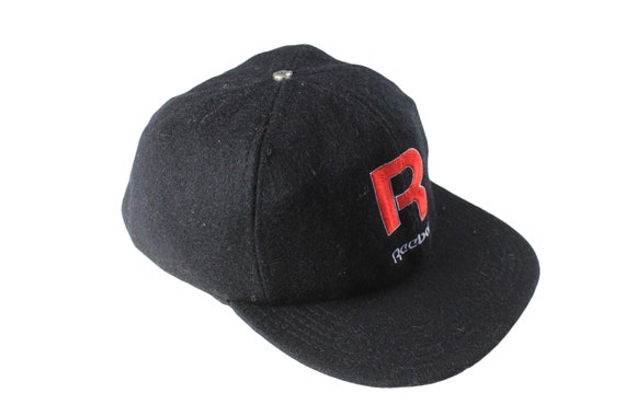 vintage REEBOK cap one size retro authentic black… - image 1