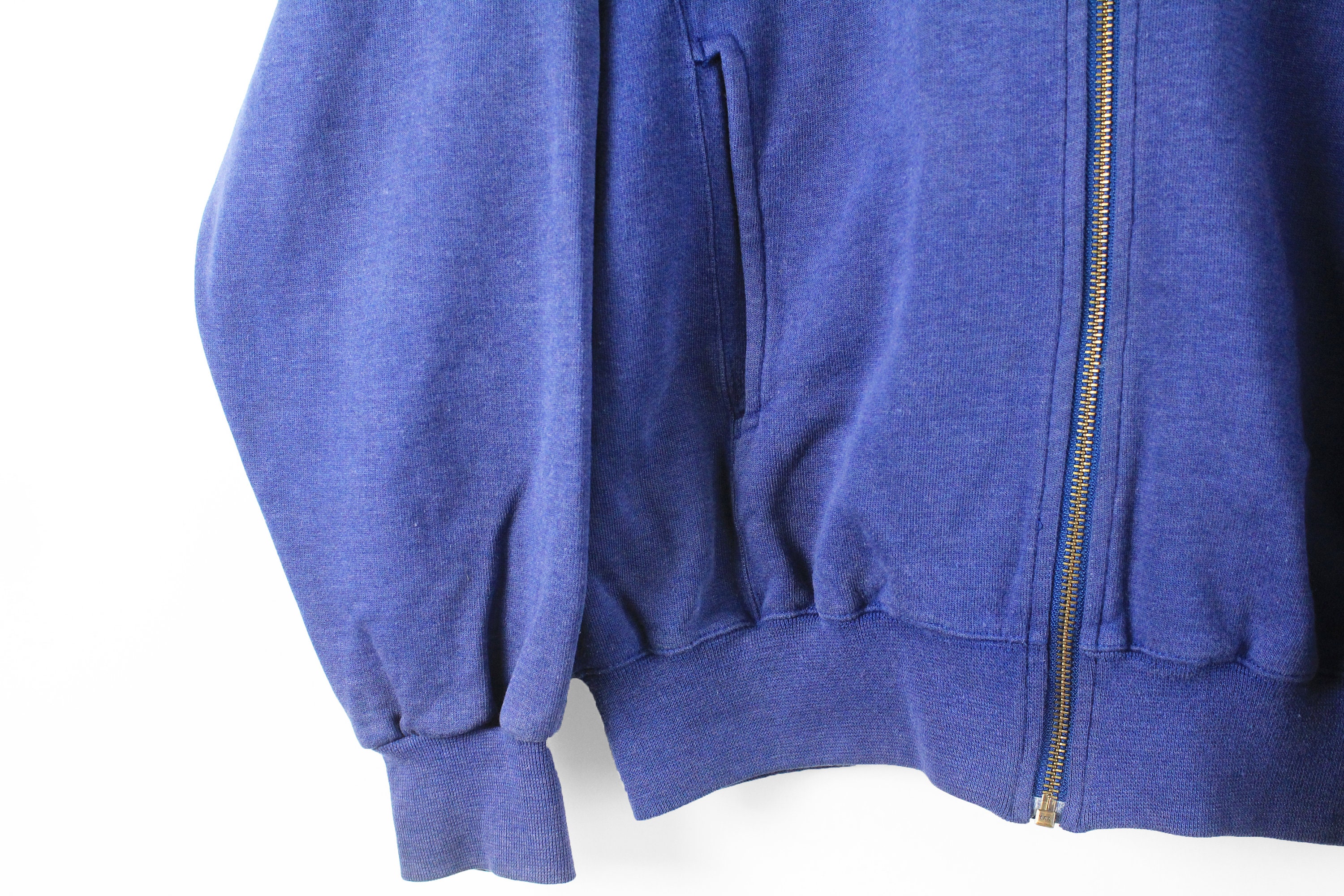 Vintage CHAMPION USA Small Logo Full Zip Hoodie Size M Men's